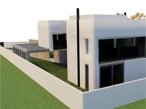 Terreno Aveiro com projeto aprovado para moradia de arquitetura moderna