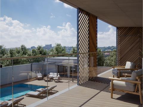 apartamento T3 Praia da Barra, penthouse avec piscine et jardin