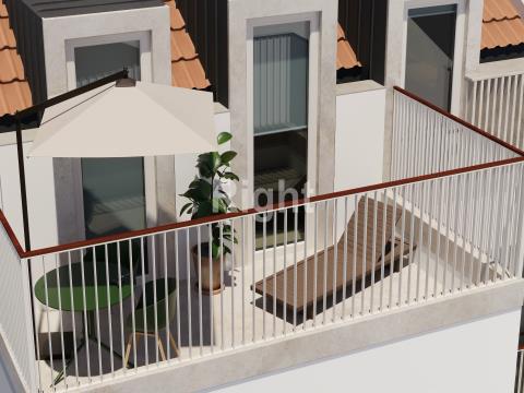 Apartamento T1 novo com varanda em São Domingos de Benfica