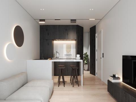 Apartamento T1+1 novo para venda na baixa do Porto