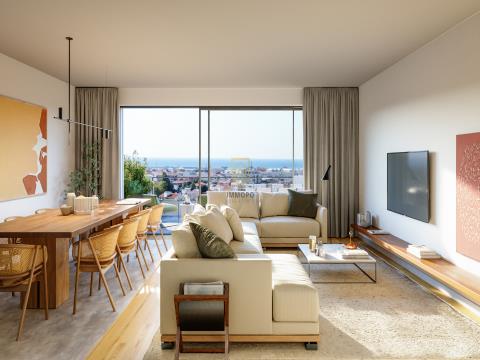 Apartamento T4 em condomínio privado de luxo, à venda em Leça da Palmeira, Porto