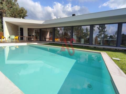 3+1 bedroom villa with swimming pool in Várzea, Barcelos