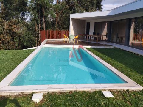 3+1 bedroom villa with swimming pool in Várzea, Barcelos