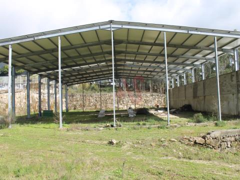 Land with 8,000 m2 with 2 warehouses under construction in Cruz, Vila Nova de Famalicão