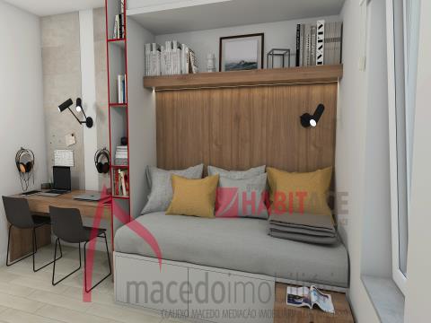 2 bedroom apartment for investment in Braga, close to the U. Minho with a return of up to 6%  Secure