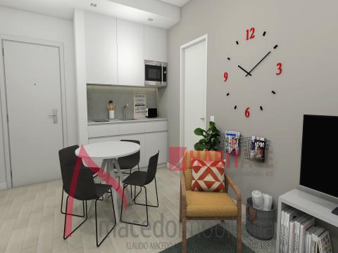 2-Zimmer-Wohnung für Investitionen in Braga, in der Nähe der U. Minho mit einer Rendite von bis zu 6