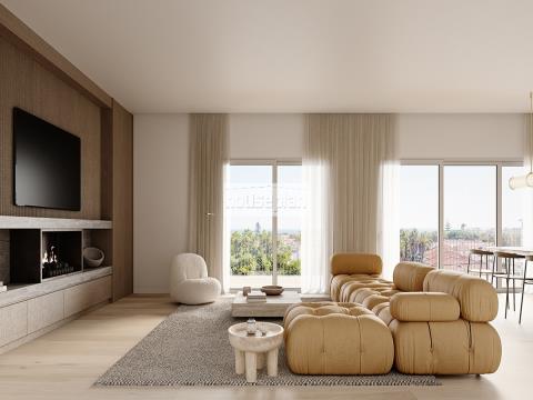 Apartamento de 2 dormitorios nuevo balcón, garaje, en urbanización cerrada con piscina y gimnasio /815.000€