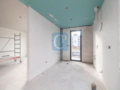 2 bedroom duplex apartment under construction, in the Campos Monteiro Building