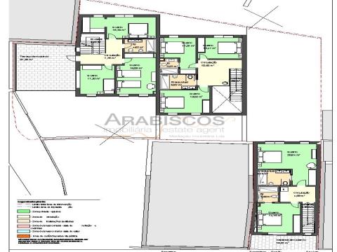Projeto Arquitetura Aprovado - 3 Moradias - Terreno - Montes de Alvor - Alvor - Algarve - Portugal