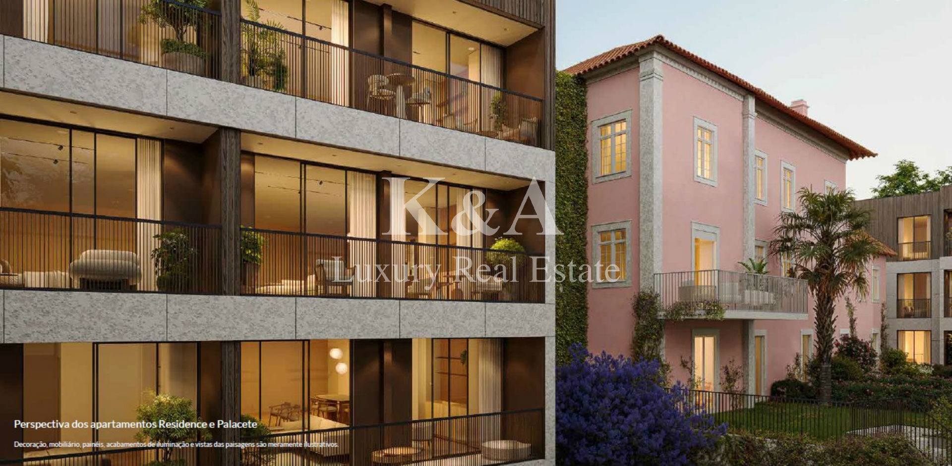 Apartamento T2 com varanda e vista Rio.