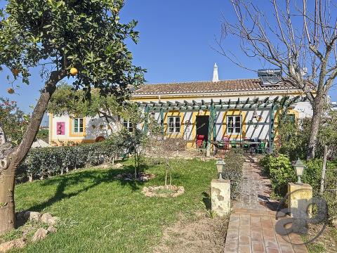 Small farm with traditional Algarvian house
