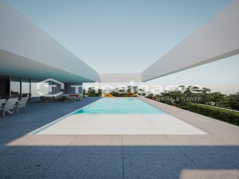 Land to build a modern house with swimming pool