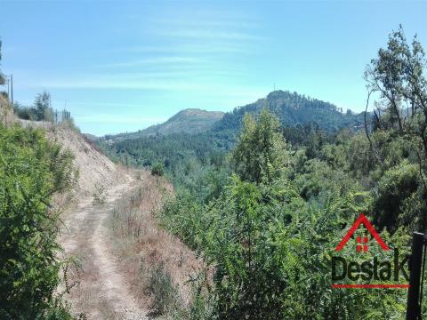  Land with excellent location and with some slope crossed by the river.