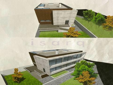Plot of land close to the metro, with 3 floors and 3 fronts T3 housing project.