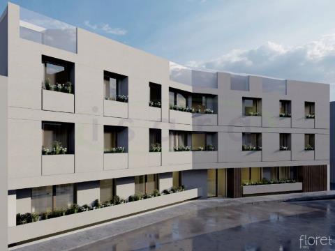 Apartamento T3 NOVO com 3 terraços e 1 varanda em condomínio residencial com jardim e piscina