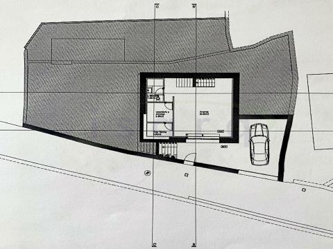 Terreno con proyecto aprobado para la construcción de una vivienda unifamiliar con piscina