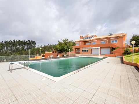 Quintinha T4+1 para venda em Oliveira de Azeméis, inserida em terreno com 9000m2 com piscina.