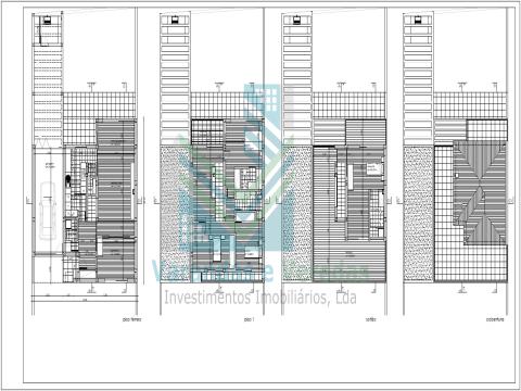Grundstück mit einer Fläche von 403 m2 für den Bau von Wohnungen in Ourém
